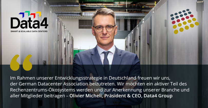 Olivier Micheli, Präsident & CEO, Data4 Group