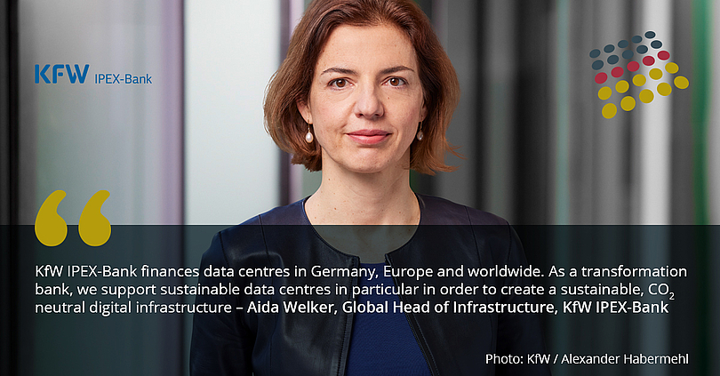 KfW IPEX-Bank supports sustainable data centers worldwide
