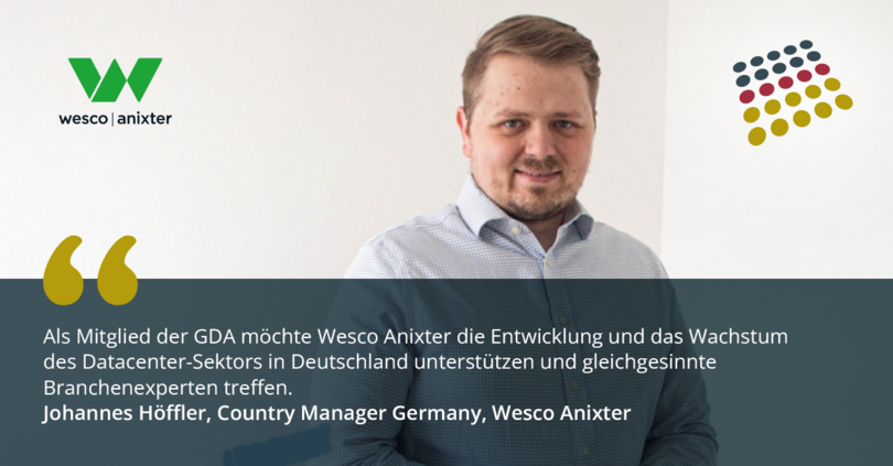 Johannes Höffler, Director – Technology & Support Services WDCS EMEA und Country Manager Germany CSS Germany bei Wesco Anixter