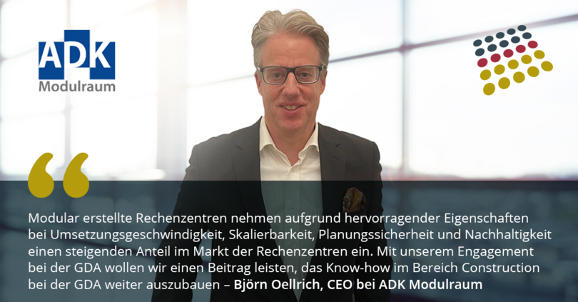Björn Oellrich, CEO bei ADK Modulraum