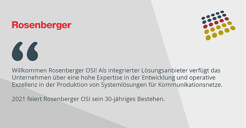 Rosenberger OSI joins GDA