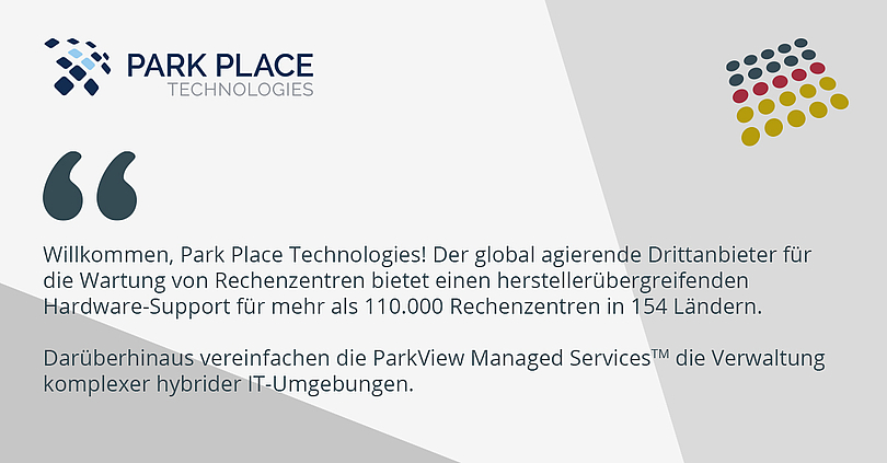 Park Place Technologies becomes GDA's member