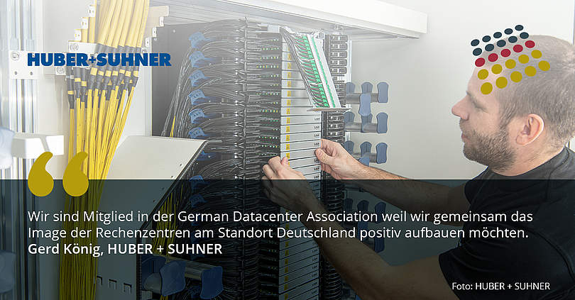 Fiberoptik-Spezialist HUBER + SUHNER schließt sich GDA an