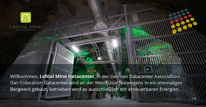 Lefdal Mine Datacenter schließt sich GDA an