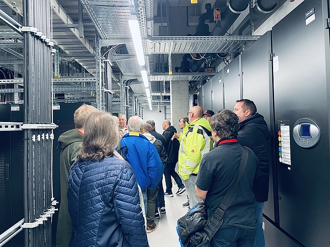 Rechenzentrumsführung anlässlich des TdoRZ bei NTT Global Data Centers in Hattersheim