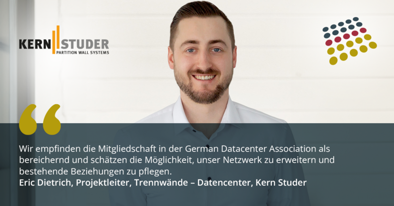 Eric Dietrich, Projektleiter – Trennwände Datencenter, Kern Studer