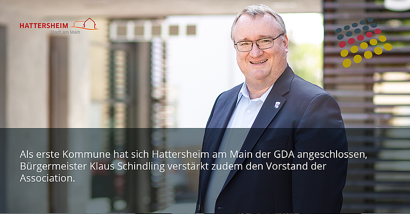 Hattersheim am Main hat sich der GDA angeschlossen, Bürgermeister Klaus Schindling verstärkt den Vorstand der Association