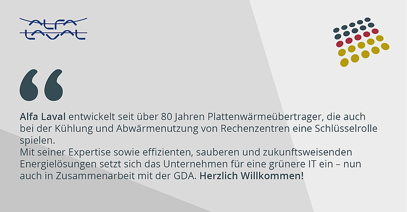 Alfa Laval wird Mitglied der GDA