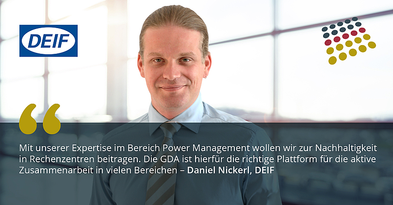 GDA begrüßt DEIF in der Association