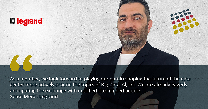 GDA wins Legrand as a partner. “As a member, we look forward to playing our part in shaping the future of the data center more actively around the topics of Big Data, Al, loT. We are already eagerly anticipating the exchange with qualified like-minded people,” says Senol Meral, Head of Sales Infrastructure / Datacenter Germany / Austria at Legrand. “We would like to seek out and promote the network of this professional community and actively help shape the standards and norms to come.”